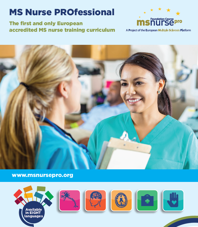 MS Nurse Pro New project brochure. Specialising MS nurses