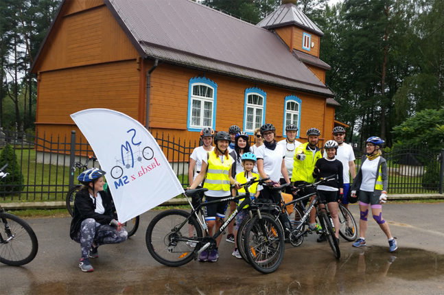 MS cycling event in Poland